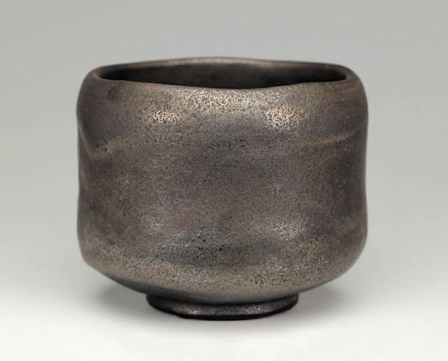 楽入印 黒楽茶碗「禿」写【定番】