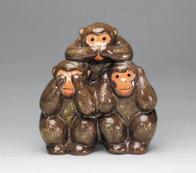 2016年初春作品 三猿置物