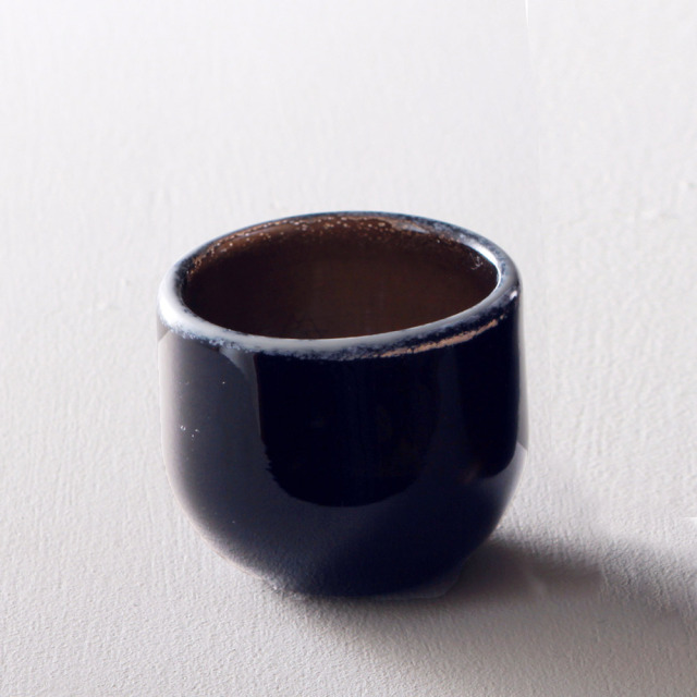 あづみ野ガラス工房 工房作品】雪夜（徳利、お猪口セット)