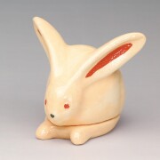 【香合　サンタクロース】楽入窯　紙箱 茶道具 香合 クリスマス 楽焼き サンタクロース 吉村楽入窯 楽焼