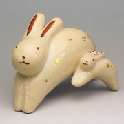 京都 楽焼 萬福堂 吉村楽入 置物