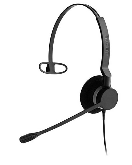 Jabra製ワイヤード（有線）ヘッドセット トップ部片耳タイプ Jabra BIZ 2300 Mono NC（2303-820-105）