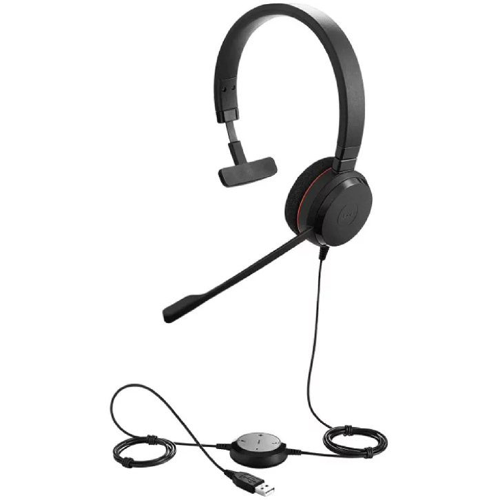 Jabra(ジャブラ)製 USBヘッドセット Jabra EVOLVE 20 MS Mono（片耳タイプ）（4993-823-109）