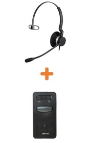 Jabra(ジャブラ)製　ヘッドセット・アンプ セット（電話機／PCソフトフォン用）Jabra BIZ 2300 Mono (2303-820-105) + Link 860 (860-09)　