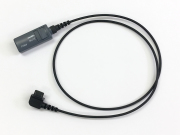 エンタープライズ製 PH04 ヘッドセット接続コード　PHS用　ミュート付き　平型接続コード（平型端子）