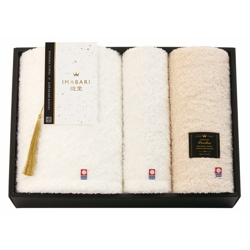 送料無料】IMABARI殿堂 天然水仕上げ 日本製 愛媛今治 タオルセット(14100)