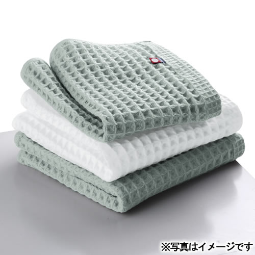 今治 ワッフルソフト バスタオル ホワイト(426062-03)