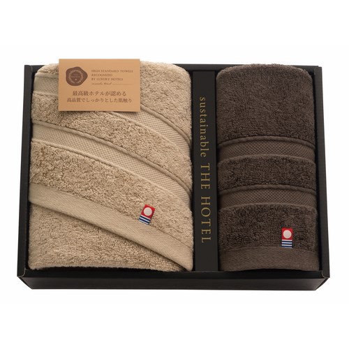 サステナブルTHE HOTEL ホテル仕様タオルセット（65433）