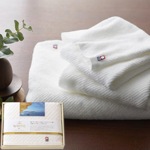 送料無料】今治 TheWHITE ザ ホワイト 日本製 愛媛今治 スリムバス