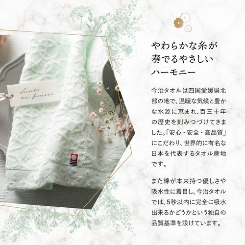 メール便対応】今治かのん 日本製 愛媛今治 ハンドタオル ホワイト (68006)