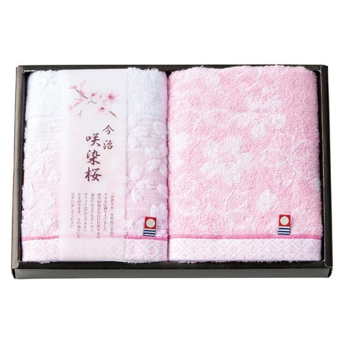 今治製タオル 咲染桜 フェイスタオル2P(B2068014)