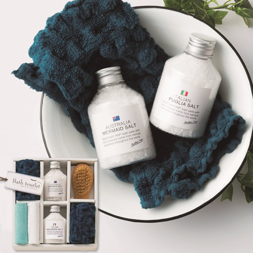 バスソルト 8袋 入浴剤 バスソルト(オリジナルチラシ)【販促花子ノベルティ】