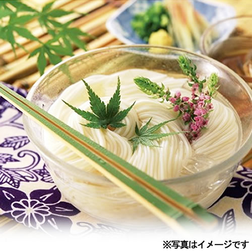 お香典返し 【送料無料】三輪素麺 40束 木箱入(no50)