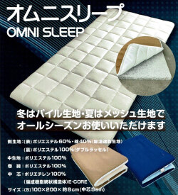 送料込 敷き布団 リバーシブル 日本製【最新タイプ】オムニスリープ 高