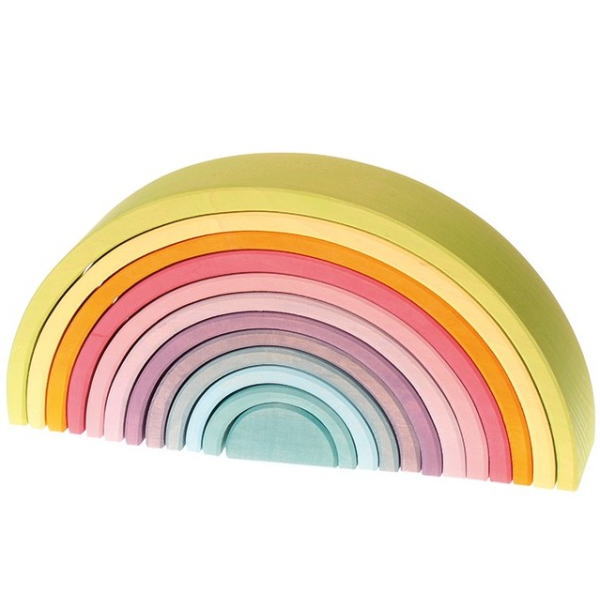 パステルアーチ 大 木のおもちゃ GRIMM'S グリムス 積木 積み木 つみき 木製 知育 玩具