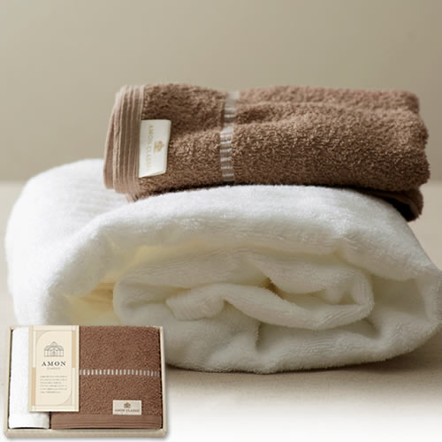 アモンクラシック やわらかコットン タオルセット(71010)