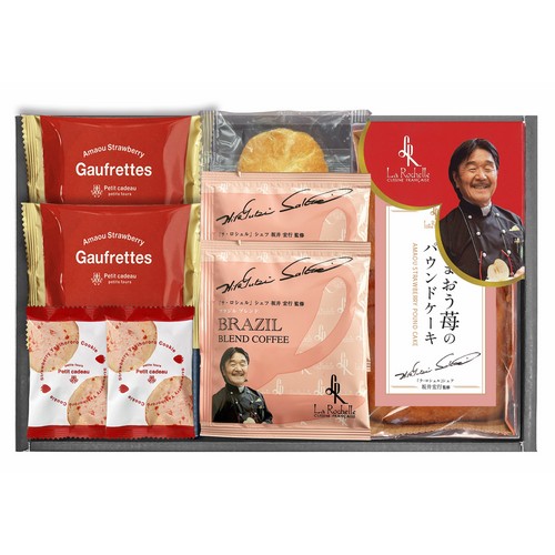 坂井宏行シェフ監修　あまおう苺パウンドケーキ・ドリップコーヒーアソートギフト (25A05-02 )