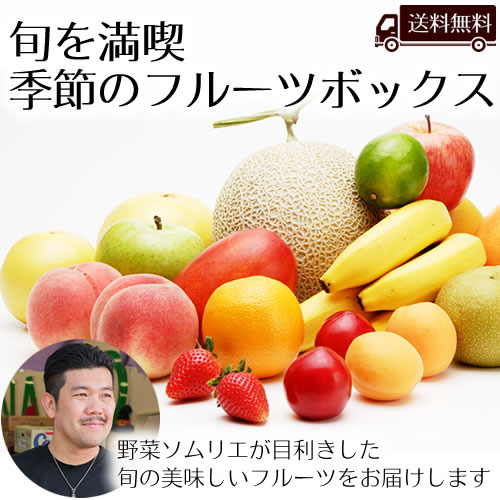 【送料無料 産地直送】野菜ソムリエ厳選！旬を満喫 季節のフルーツボックス Iコース(FB-I)