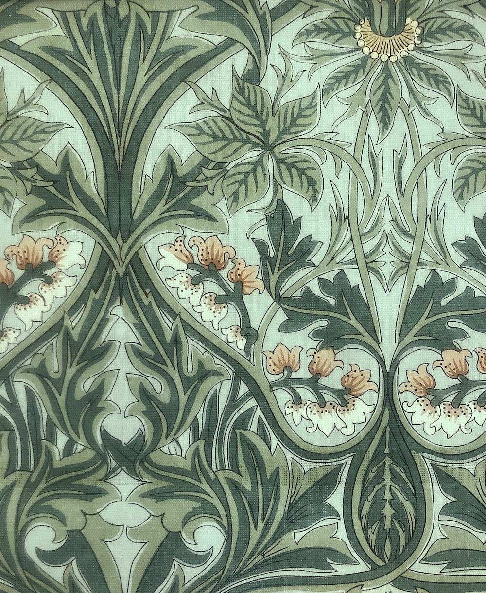 W.モリスEmery Walker's House Collectionより"Bluebell227036" 140cmx1ｍ以上10cm単位でカット(海外取寄せ)