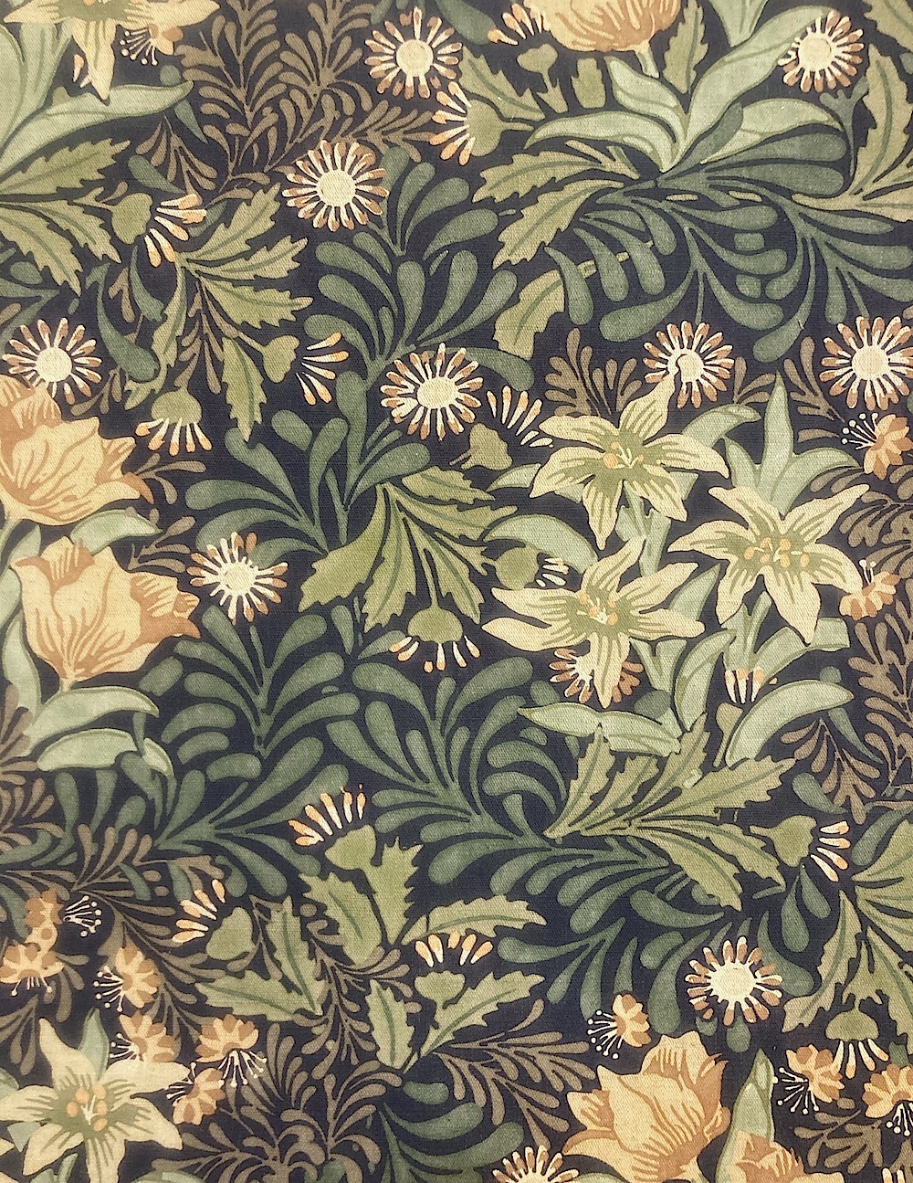W.モリスEmery Walker's House Collectionより"Bower227029" 137cmx1ｍ以上10cm単位でカット(海外取寄せ)