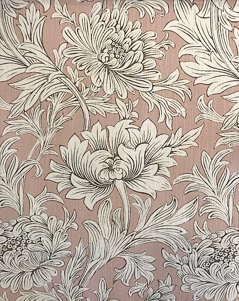 W.モリス2022年新コレクション"Simply Morris"より Chrysanthemum Toile226910生地巾139cmx50cmカットクロス 会員登録+２枚以上でさらに5%OFF!I(海外取り寄せ）