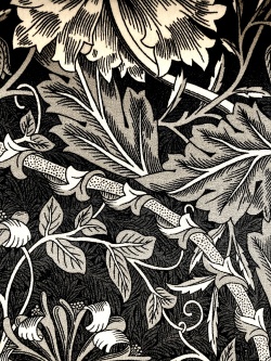 W.モリス　ベルベットプリントコレクション"Honeysuckle&Tulip Velvet236938 133cmx1m以上10cm単位でカット販売　(海外取寄せ)