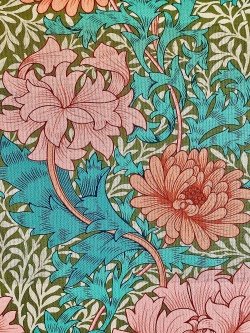 クイーンスクエアコレクションより"Chrysanthemum226855 137.2cmx50ｃｍ以上10cm単位でカット販売1m以上＋会員登録で5%OFF　(海外取寄せ)