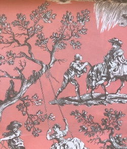 Manuel Canovas2021コレクション”La Musardiere M4080-01 146cmx100cm以上10cm単位でカット販売(海外取寄せ)