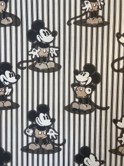 Mickey Stripe 227151（海外取り寄せ） 138cmx50cm単位でカット