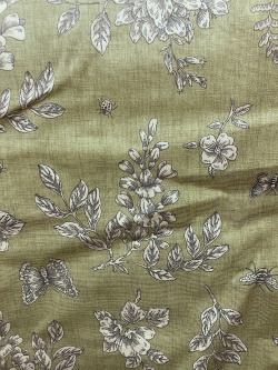 生地Summerby #Fennel生地巾147cmx50cmカットクロス2枚以上で５％OFF(海外取り寄せ）