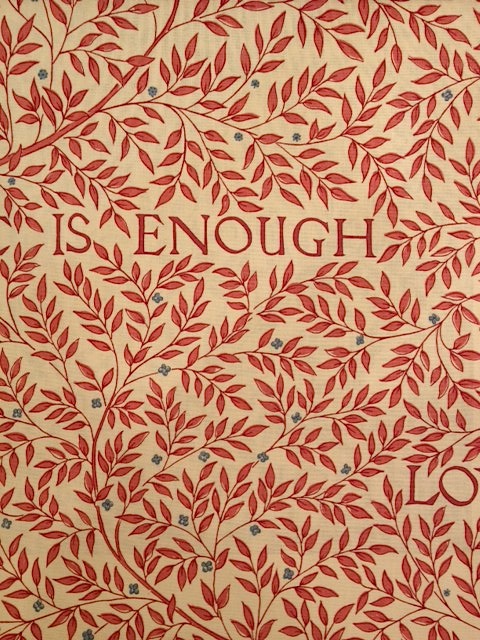 Love is enough222518 137cmx50cmカットクロス(海外取寄せ)☆会員登録+２枚以上でさらに5%OFF!