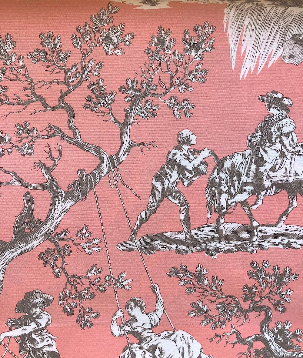 Manuel Canovas2021コレクション”La Musardiere M4080-01 146cmx100cm以上10cm単位でカット販売(海外取寄せ)