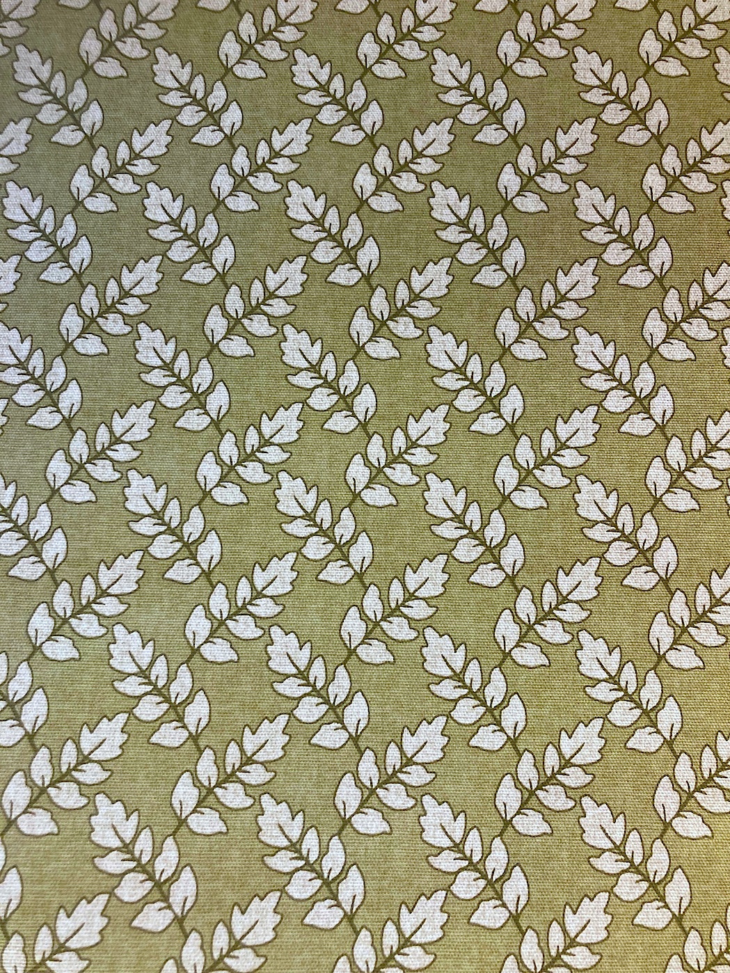 生地Maidenhair #Fennel生地巾147cmx50cmカットクロス2枚以上で５％OFF(海外取り寄せ）