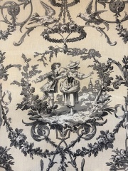 生地"Colin Maillard gris生地巾140cmx50cmカットクロス2枚以上で５％OFF