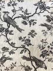 生地"Mesange lin Noir"生地巾150cmx50cmカットクロス2枚以上で５％OFF