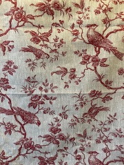 生地"Mesange Red"生地巾150cmx50cmカットクロス