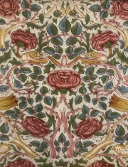 W.モリスEmery Walker's House Collectionより"Rose227023" 140cmx1ｍ以上10cm単位でカット(海外取寄せ)