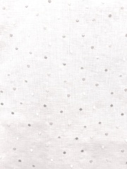 人気のCAMENGOブランドの刺繍ドット柄"SAGE4548 0275”＃ベージュ 生地巾140cmx50cmカットクロス 会員登録+２枚以上でさらに5%OFF!I(海外取り寄せ）