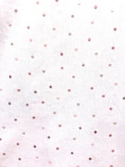 人気のCAMENGOブランドの刺繍ドット柄"SAGE”＃ピンク4548 0163 生地巾140cmx50cmカットクロス 会員登録+２枚以上でさらに5%OFF!I(海外取り寄せ）