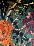 W.モリス　ベルベットプリントコレクション"Honeysuckle&Tulip Velvet236940 133cmx1m以上10cm単位でカット販売　(海外取寄せ)