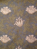 MODA W.モリスコレクション"Anemone #Blue110cm巾ツイル(10cmからカット致します) 会員登録+ご購入数10以上でさらに5%OFF!