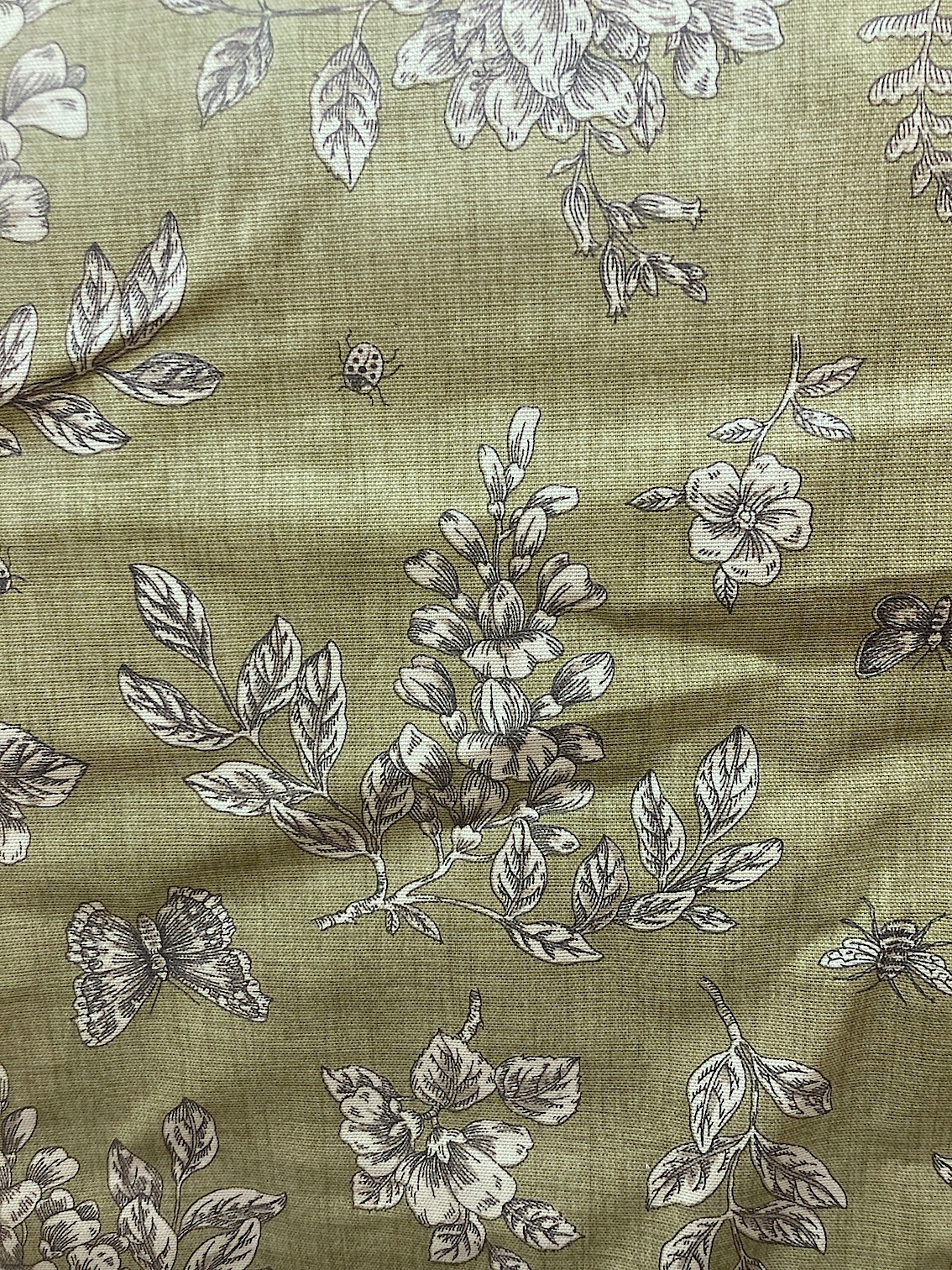 生地Summerby #Fennel生地巾147cmx50cmカットクロス2枚以上で５％OFF(海外取り寄せ）