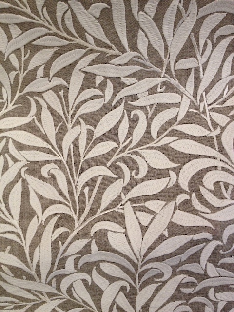 Pure Willow Bough Embroidery 236066 135.5cmx50cmカットクロス　会員登録+２枚以上でさらに5%OFF!