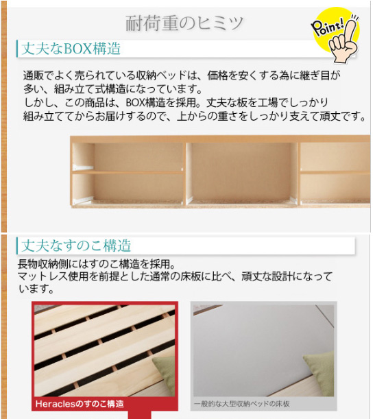 耐荷重の秘密