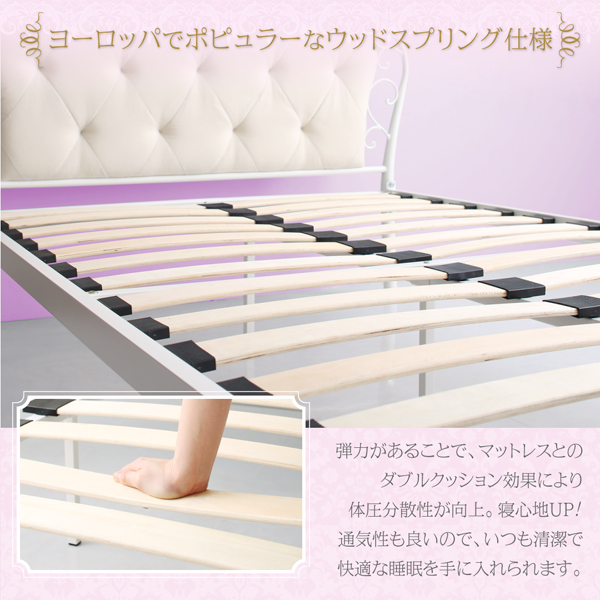 ヨーロッパでポピュラーなウッドスプリング仕様