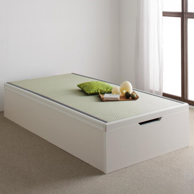 跳ね上げ式ベッド | 日本製 美草・大容量畳跳ね上げベッド