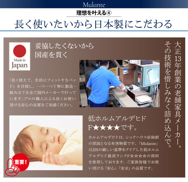低ホルムアルデヒドF☆☆☆☆
