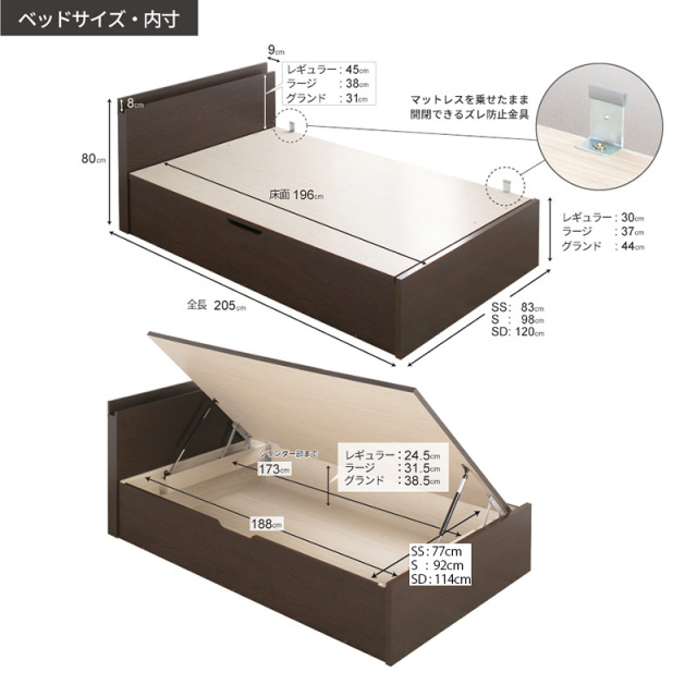 ベッドサイズ
