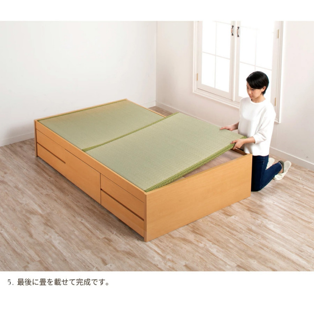 チェストベッド | 日本製 国産畳仕様 チェストベッド【暁月】シングル