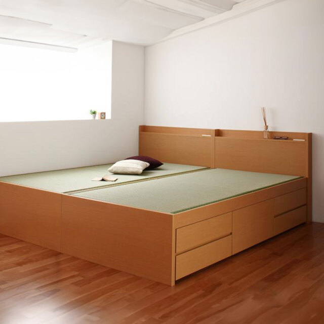 日本製 畳仕様 チェストベッド【悠然】ゆうぜん ナチュラル